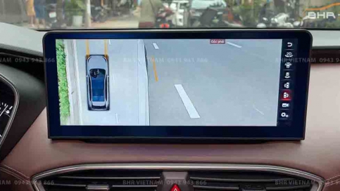 Màn hình DVD Android xe Hyundai Santafe 2018-nay | Màn nguyên khối 12.3 inch